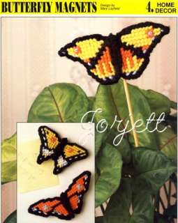 Butterfly Magnets, Annies plastic canvas patterns  