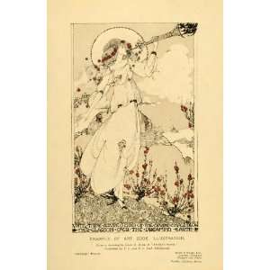 1907 Jessie Marion King Art Nouveau Spring Trumpet RARE 