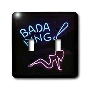  Signs   Bada Bing Lady   Light Switch Covers   double 