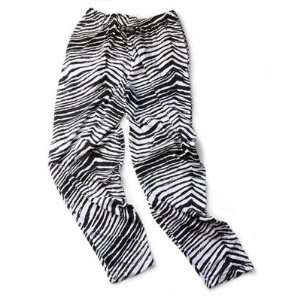  Zubaz Pants: Black/White Zubaz Zebra Pants: Sports 