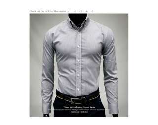 BROS MENS Casual Stylish Oxford Check Slim Shirts15  
