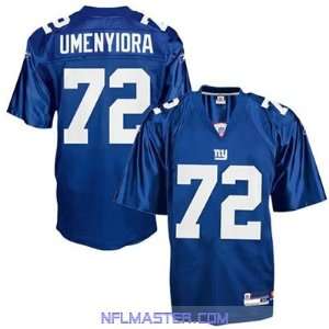  Reebok NFL Osi Umenyiora #72 Giants Blue Replica Jersey 