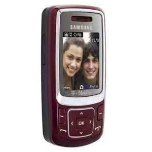  Samsung SGH T239 T Mobile Phone (Maroon): Cell Phones 