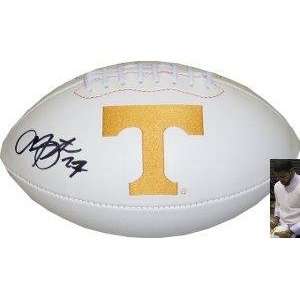  Arian Foster Autographed Ball   Tennessee Volunteers Logo 
