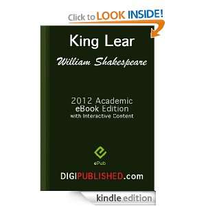 King Lear (2012 Academic Edn. / Interactive TOC / Incl. Study Guide 