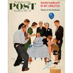   Post Child First Birthday Crying Tantrum Hughes Art   Original Cover