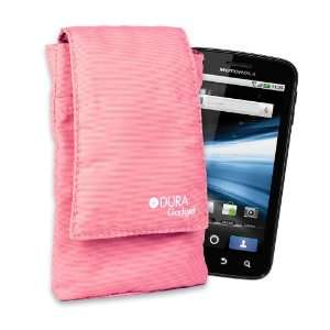   Pink Pocket Mobile Phone Case For Motorola Atrix, Flipout And RAZR V3