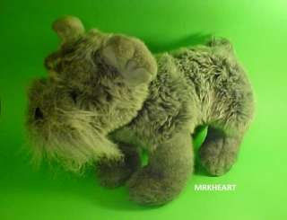 Harrods Schnauzer Terrier Dog Plush Stuffed Animal Toy 11 Long  