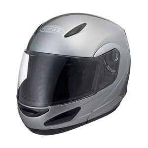  GMAX GM44 Full Face Street Helmet Flip Dark Matte Silver 