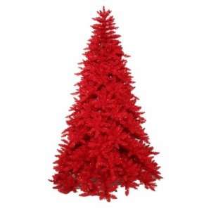 Vickerman K862091 12 ft. x 96 in. Christmas Tree Red Ashley 2250 Red 