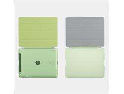   Protective Snap Shield PC Back cover for Apple iPad 2   Half Green