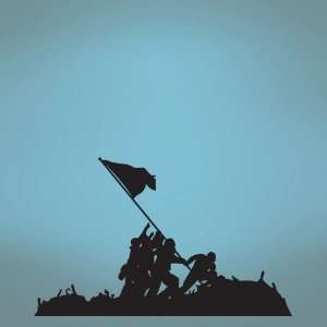   Wall Decal Sticker Battle of Iwo Jima Flag Raising: Everything Else