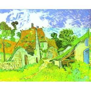   32 x 26 inches   Village Street in Auvers. Auvers
