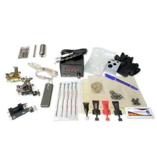   COILS + ROTARY TATTOO STAINLESS STEEL APPRENTICE KIT 1 D  