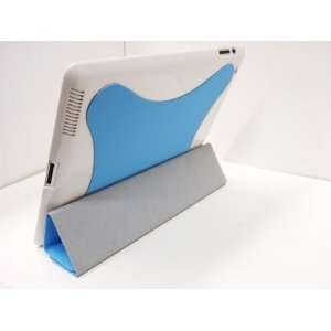  Ctech Blue Polyurethane Smart Cover with Hard Back 