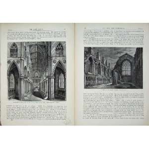   1882 Chapel Royal Holyrood House Church Abbey