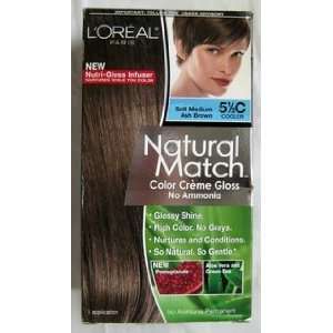   Oreal Natural Match Hair Color, 5 1/2C Soft Medium Ash Blonde Beauty