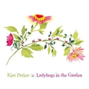  Lady Bugs in the Garden by Kim Parker. Size 20.00 X 16.00 