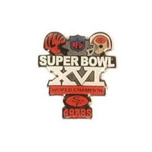  NFL Super Bowl Pin   Super Bowl 16 Pin: Sports & Outdoors
