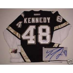 Tyler Kennedy Autographed Jersey   Proof Sports 