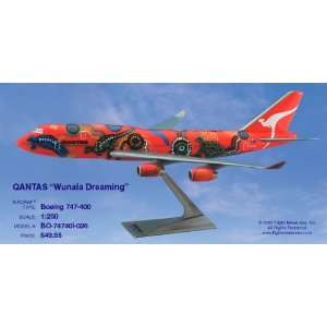  Flight Miniatures Qantas Wunala 747 100 