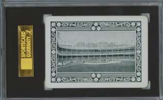 1914 Polo Grounds Game Card WG4 Eddie Collins SGC 96   