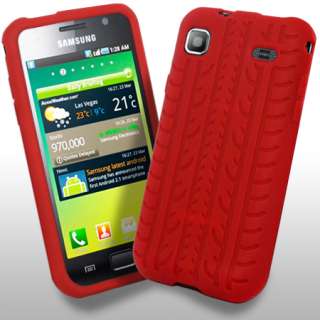 London Magic Store   Red Tyre Tread Silicone Case Cover For Samsung 