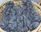   combo yarn set mixed large lot angora mohair wool tweedy black grays