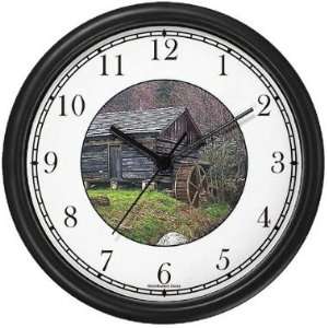  Water Mill 2 Wall Clock by WatchBuddy Timepieces (Slate 