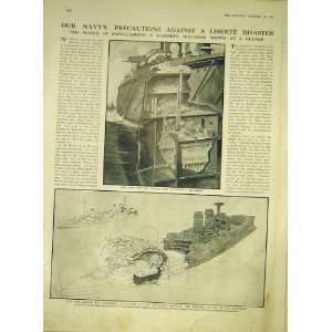  Navy Warships Magazine Liberte Battleship Print 1911