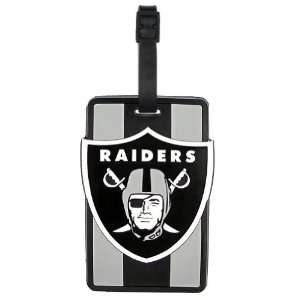  Oakland Raiders   NFL Soft Luggage Bag Tag: Sports 