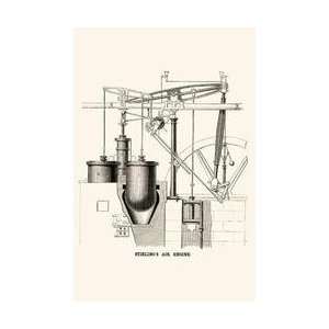  Stirlings Air Engine 28x42 Giclee on Canvas: Home 