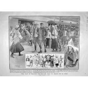  1909 WINTER SPORT SWITZERLAND TRAIN JERUSALEM HAGUE