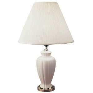  26 Ceramic Table Lamp   Ivory By ORE: Home Improvement