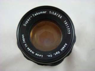 Asahi Pentax SP Model 23102 Super Takumar Lens 1:1.8/55  