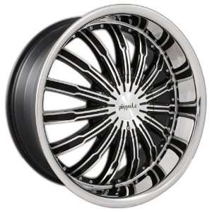  Pinnacle Swagg Black Wheel with Machined Face   (22x9.5 
