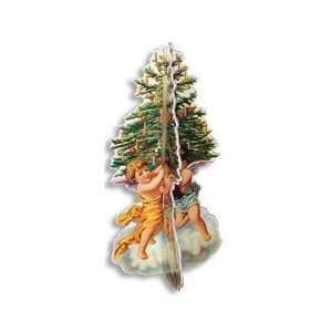  3 Dimensional Standing Angel Tree Centerpiece with Card 