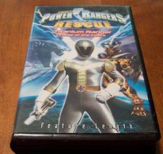 Power Rangers Lightspeed Rescue Titanium Ranger Curse of the Cobra VHS 
