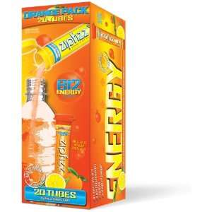  Zipfizz Energy/sports Drink Mix   Pack of 20 tubes, Orange 