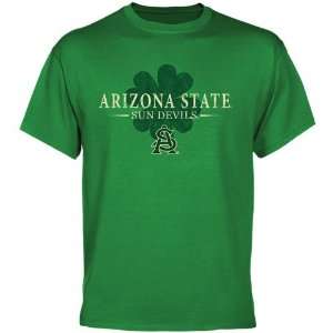   State Sun Devils St. Paddys T Shirt   Kelly Green: Sports & Outdoors