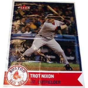  Trot Nixon Fleer Oversize Vinyl Poster from Fenway Park 