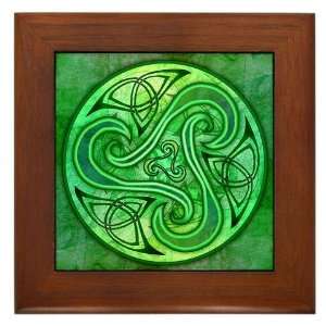 Celtic Triskele Irish Framed Tile by CafePress:  Home 