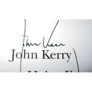  Senator John Kerry Signed This Moment on Earth Book PSA 