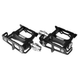    Genetic Pro Track pedals, black with black cage