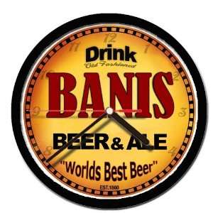  BANIS beer and ale cerveza wall clock 