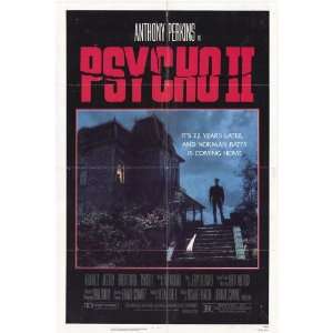 Psycho ll Original 1983 Folded Movie Poster Approx. 27x41 As Received 
