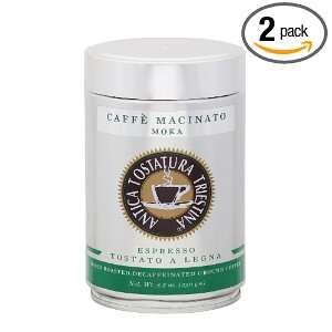 Antica Tostatura Triestina Moka Decaf Espresso Ground, 8.8 Ounce 