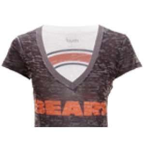  Chicago Bears GIII NFL Womens Superfan III T Shirt: Sports 