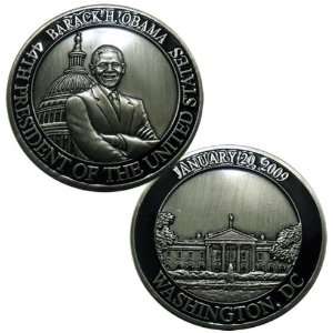  Barack H. Obama Inauguration Challenge Coin Everything 