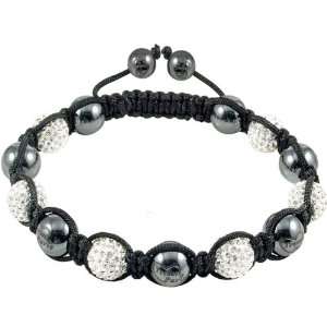  Tresor Paris Sure Crystal And Magnetite Bracelet Jewelry